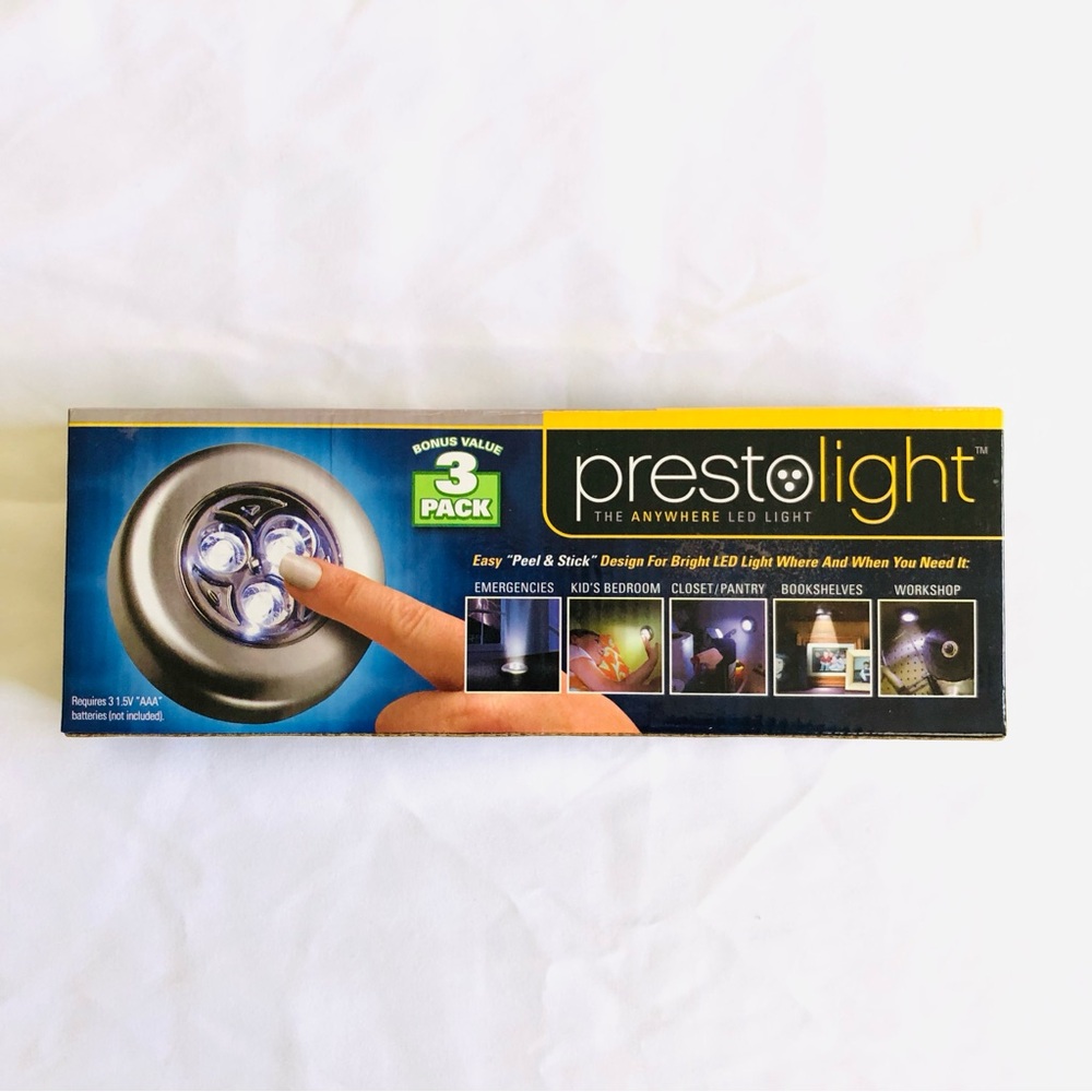 Presto Light LED Anywhere Light 3 Pack